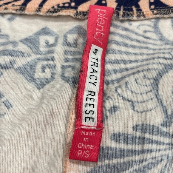 T by Tracy Reese | Oversized Kaftan Coverup | Pink, Purple,‎ Yellow Geo | Small - Picture 9 of 12